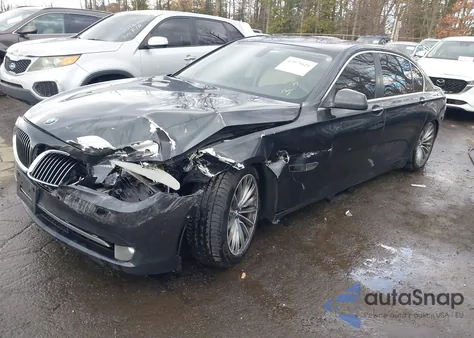 2011 BMW 750Li из США, поврежденный, VIN WBAKB8C59BC851897